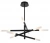 PINTA 8 LIGHT PENDANT. GOLD OR BLACK
